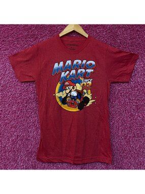 Mario Kart Since 92 Nintendo Racing Game Promo T-Shirt S/M